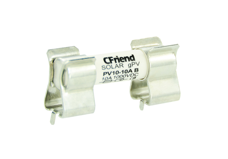PCB Clip for 10x38 Round Tube Fuse PV Series Solar and R Series Circular Applications