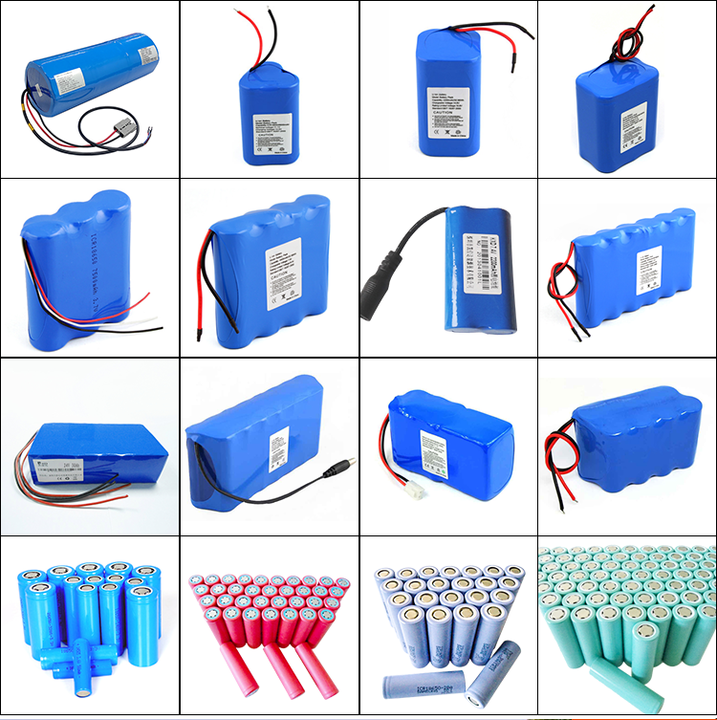 Customized Li Ion Battery Pack 3.7V 7.4V 10.8V 11.1V 12V 14.8V 24V 18650 21700 High-Capacity Rechargeable for Power Tools Solar Energy Storage Systems LED Lighting KXD