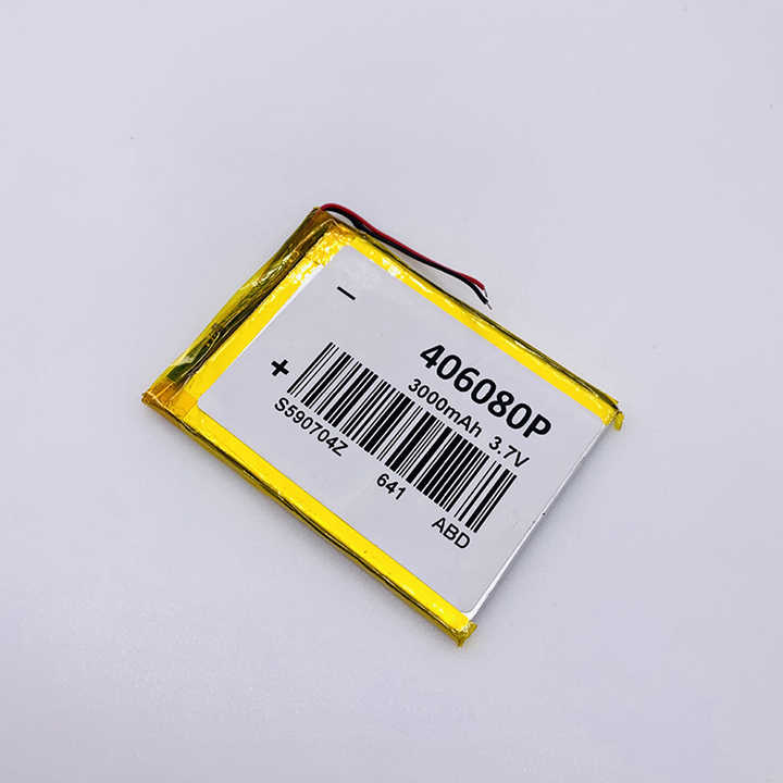 Rechargeable 1000mAh Lithium Polymer 406080 3.7V 3000mAh Lipo Battery 500 Times Power Circuit Pouch Lithium Ion 1000mAh PCB High-Capacity Energy Storage for Consumer Electronics and Power Tools KXD