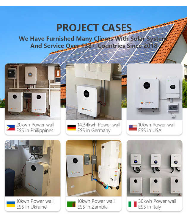 Wall Mounted Lithium Battery 51.2V 200Ah 10KWh LiFePO4 Solar Energy Storage System for Home Powerwall