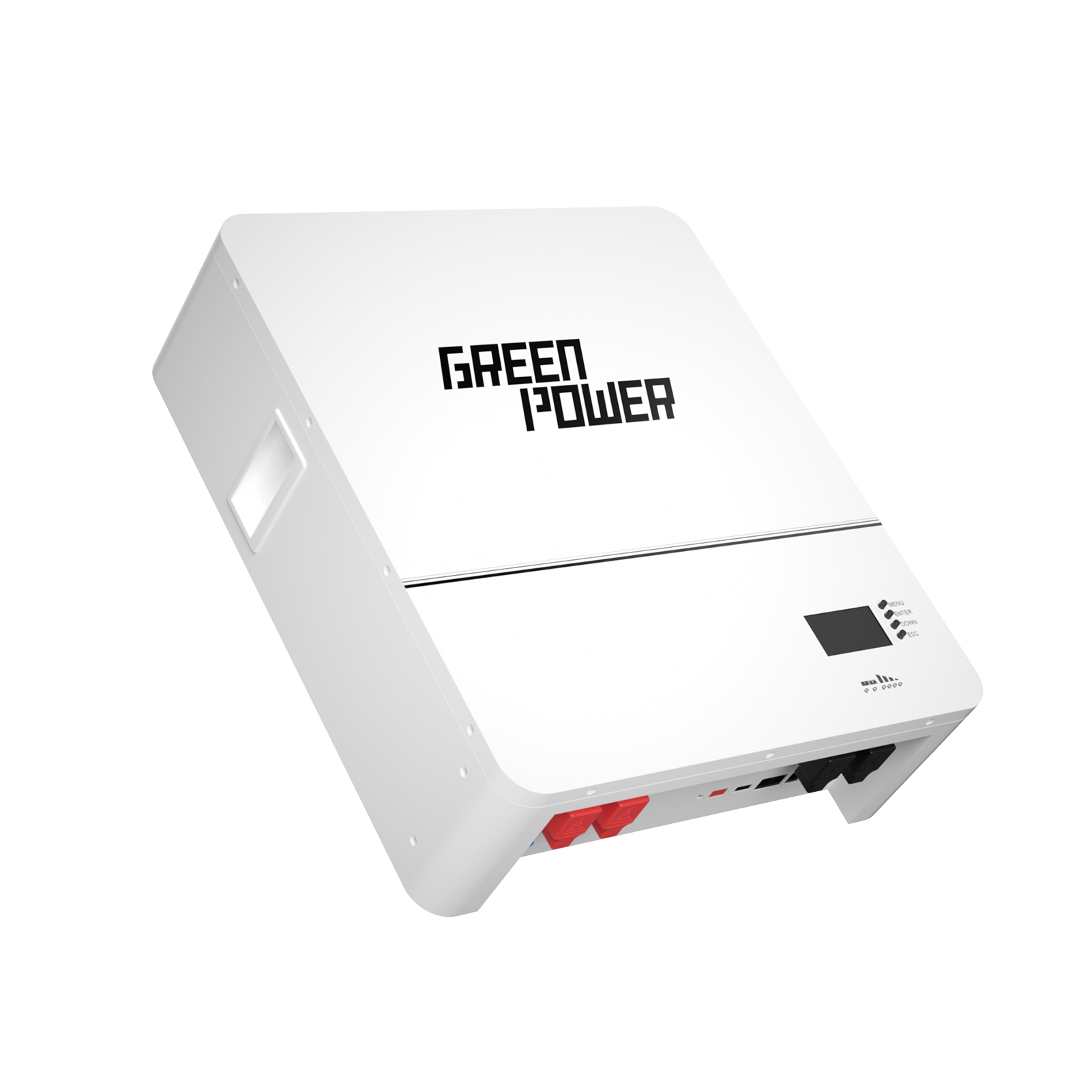 5120Wh Home Battery Backup Powerwall Automotive Grade LiFePO4 Cells 5KWh Energy Storage System for Residential Solar Backup GreenPower