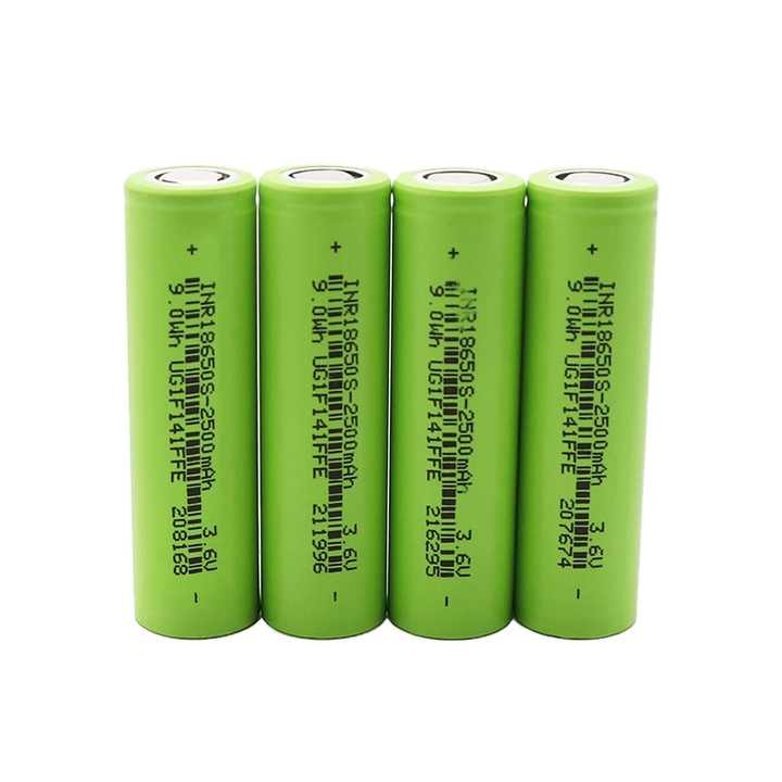 Rechargeable 18650 Battery Cell 3.7V 2500mAh High Cycle Life for Power Tools and Electric Vehicles CNNTNY