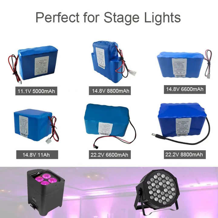 Customized Li Ion Battery Pack 3.7V 7.4V 10.8V 11.1V 12V 14.8V 24V 18650 21700 High-Capacity Rechargeable for Power Tools Solar Energy Storage Systems LED Lighting KXD