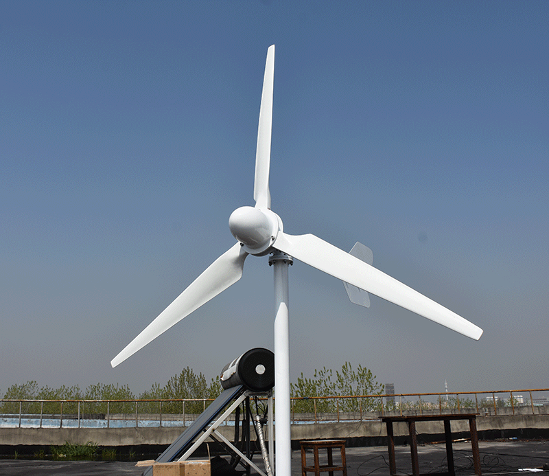 CD Series Horizontal Home Wind Generator 1kW-3kW Low Wind Speed Start High Efficiency Small Size Home Use AMG Energia