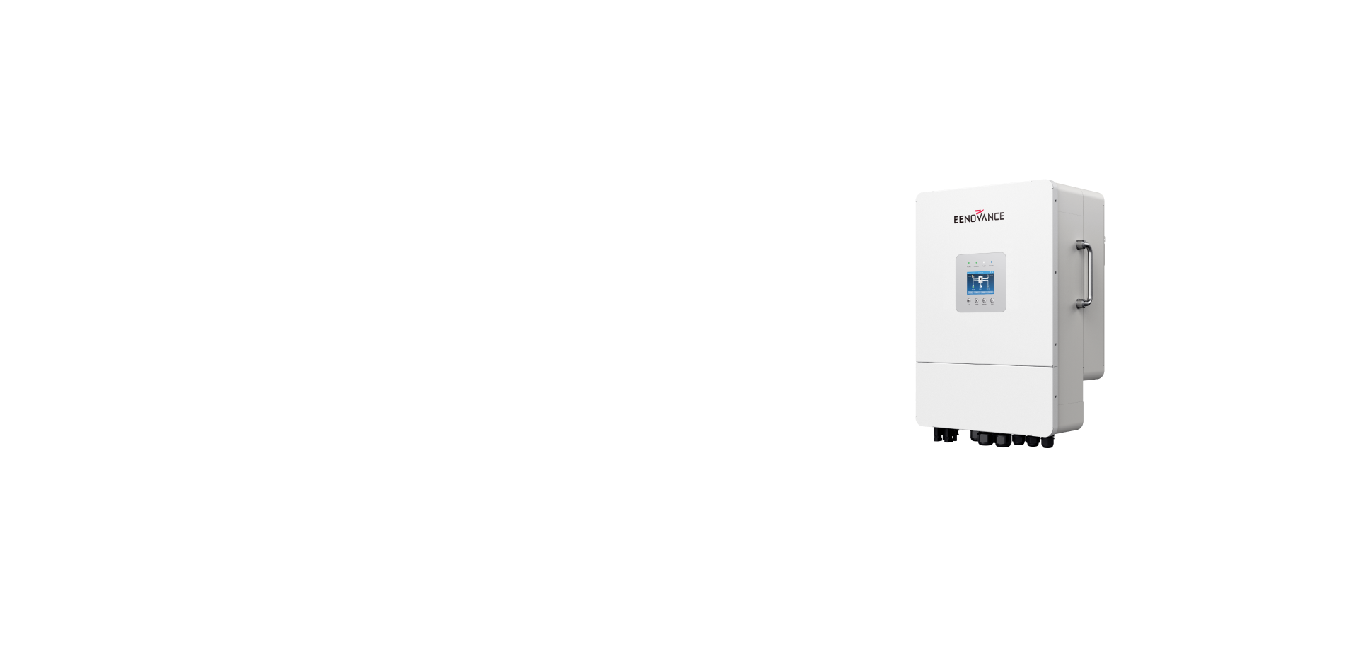 6kW Single-Phase Hybrid Inverter High Efficiency Solar PV Storage System for On-Grid and Off-Grid Applications