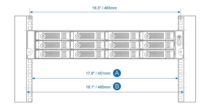 WDLFP-48V4.5KWh-3U19 LiFePO4 Battery Rack-Mounted Energy Storage System for Residential and Commercial Use