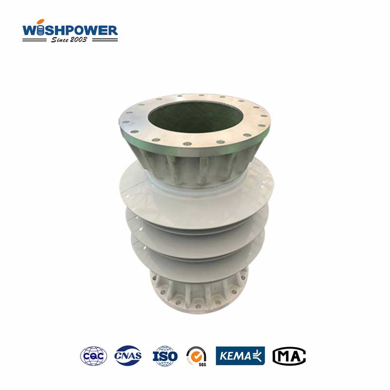 Hollow Insulator High-Strength Weather-Resistant High-Voltage Transmission and Substation Insulation WISHPOWER