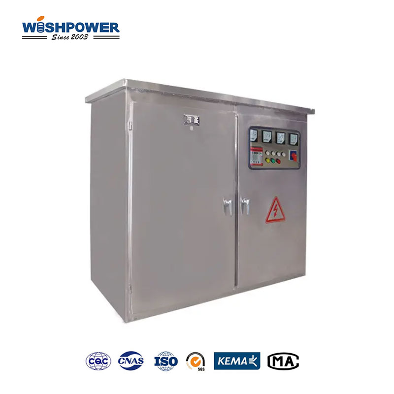 JP Outdoor Integrated Power Distribution Cabinet 0.4kV Automatic Reactive Power Compensation for Urban Rural Grid Upgrades WISHPOWER