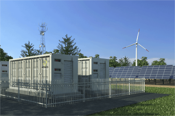 APO-M500-90Ah Cabinet Type Energy Storage Microgrid System UL9540A Certified 6000 Cycles Long Life IP54 Protection LiFePO4 Battery 90Ah Capacity Off-Grid On-Grid PV Solar Power Storage Apollo Energy