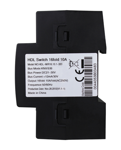 KNX 16CH 10A High Power Switch Actuator | Long Life & Low Power Consumption | Lighting & Electrical Load Control | HDL Automation
