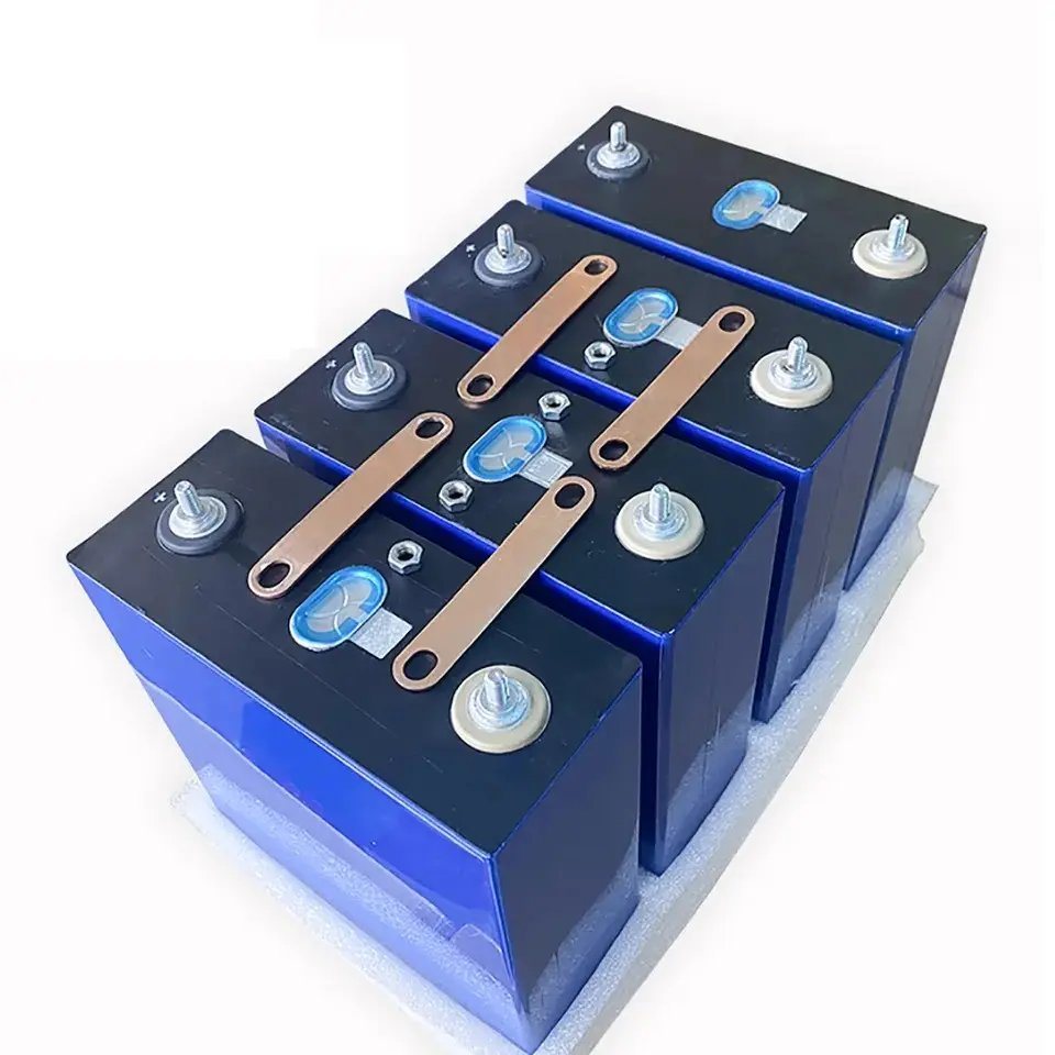 4PCS Primastic Lithium Battery Cell 3.2V 280Ah LiFePO4 for Solar Energy Storage Golf Carts and Electric Vehicles WENREY