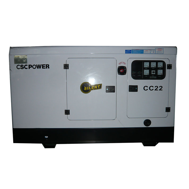 Diesel Generator Set 22KVA Silent Type 380V 50Hz 1500RPM for Power Supply 4B3.9-G1 Engine