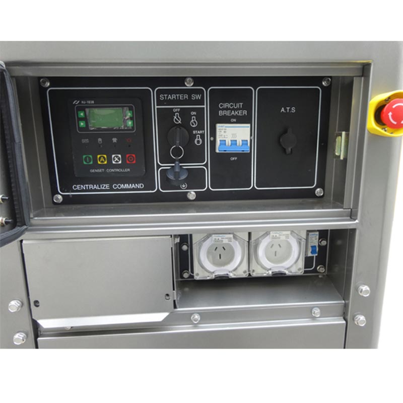 Diesel Generator Set 10KVA Silent Type for Backup Power Supply 3P 380V 50Hz with High Acoustic Canopy and ATS Option CSCPOWER
