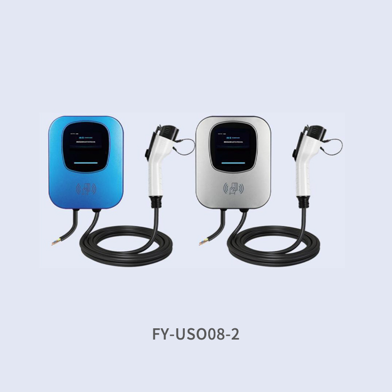 US C Model EV Charger Wall-Mounted & Column RFID Charging Station for Public and Residential Use