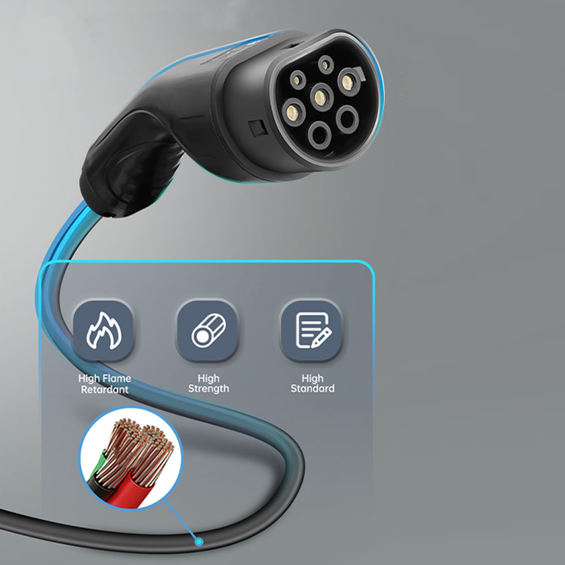 US C Model EV Charger Wall-Mounted & Column RFID Charging Station for Public and Residential Use