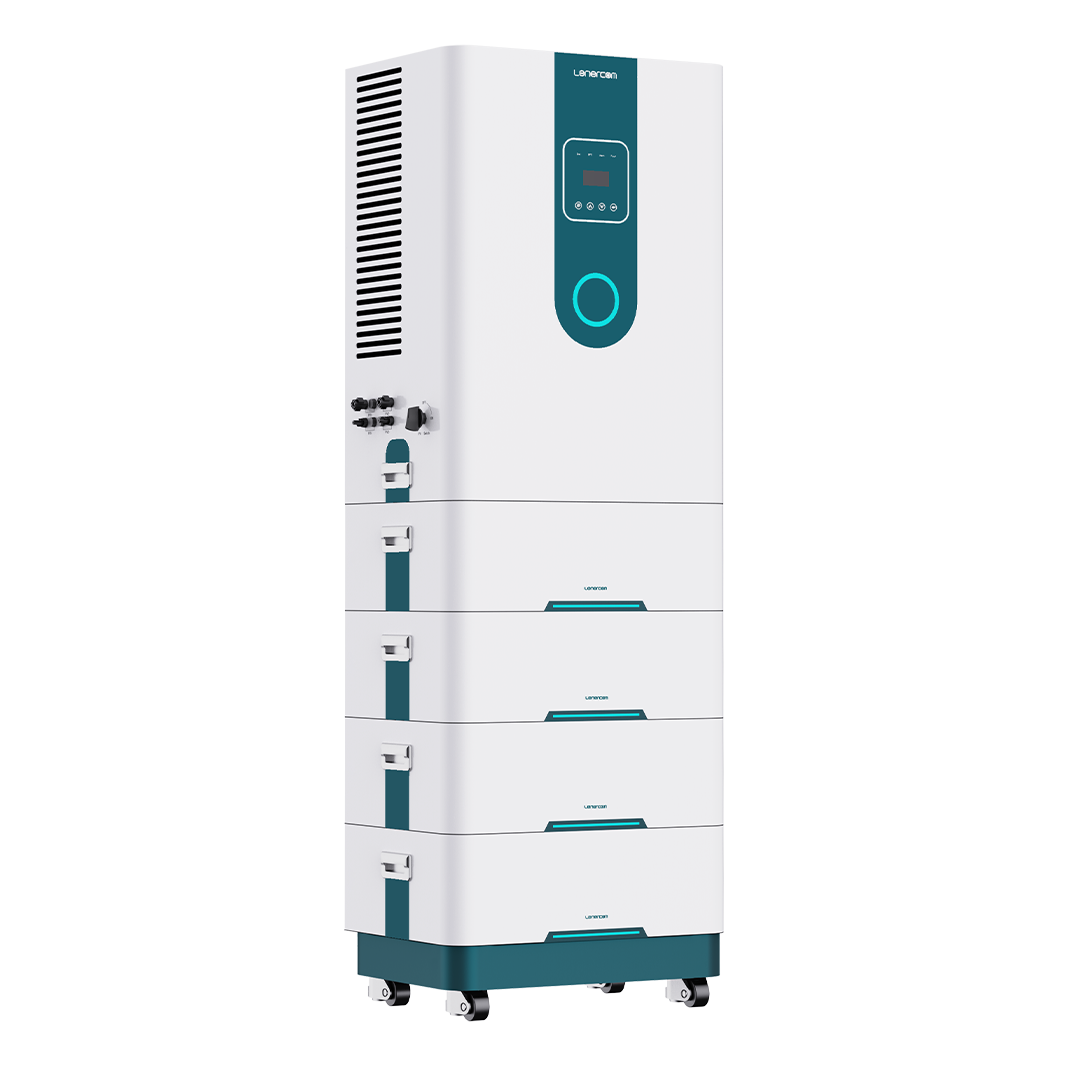 E2 Series (High Voltage) 3kW-12kW Hybrid Inverter with 5.12kWh-40.96kWh LiFePO4 Battery for Residential Energy Storage System Lenercom
