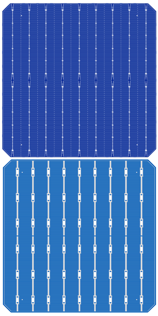 M6-PERC Cell 166mm High Efficiency Monocrystalline Solar Cell for PV Modules