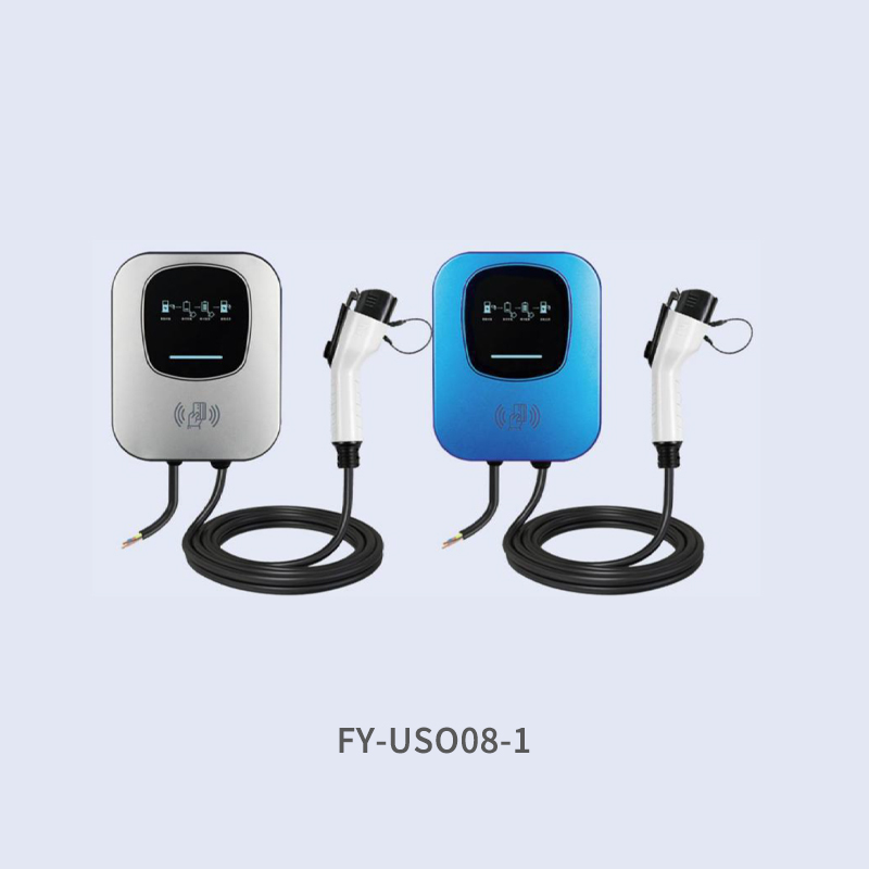 US C Model EV Charger Wall-Mounted & Column RFID Charging Station for Public and Residential Use