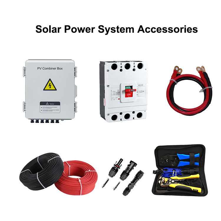50kw Off Grid Solar Power System 100kWh Lithium Battery 550W Mono Panels for Enterprises and Remote Power Stations