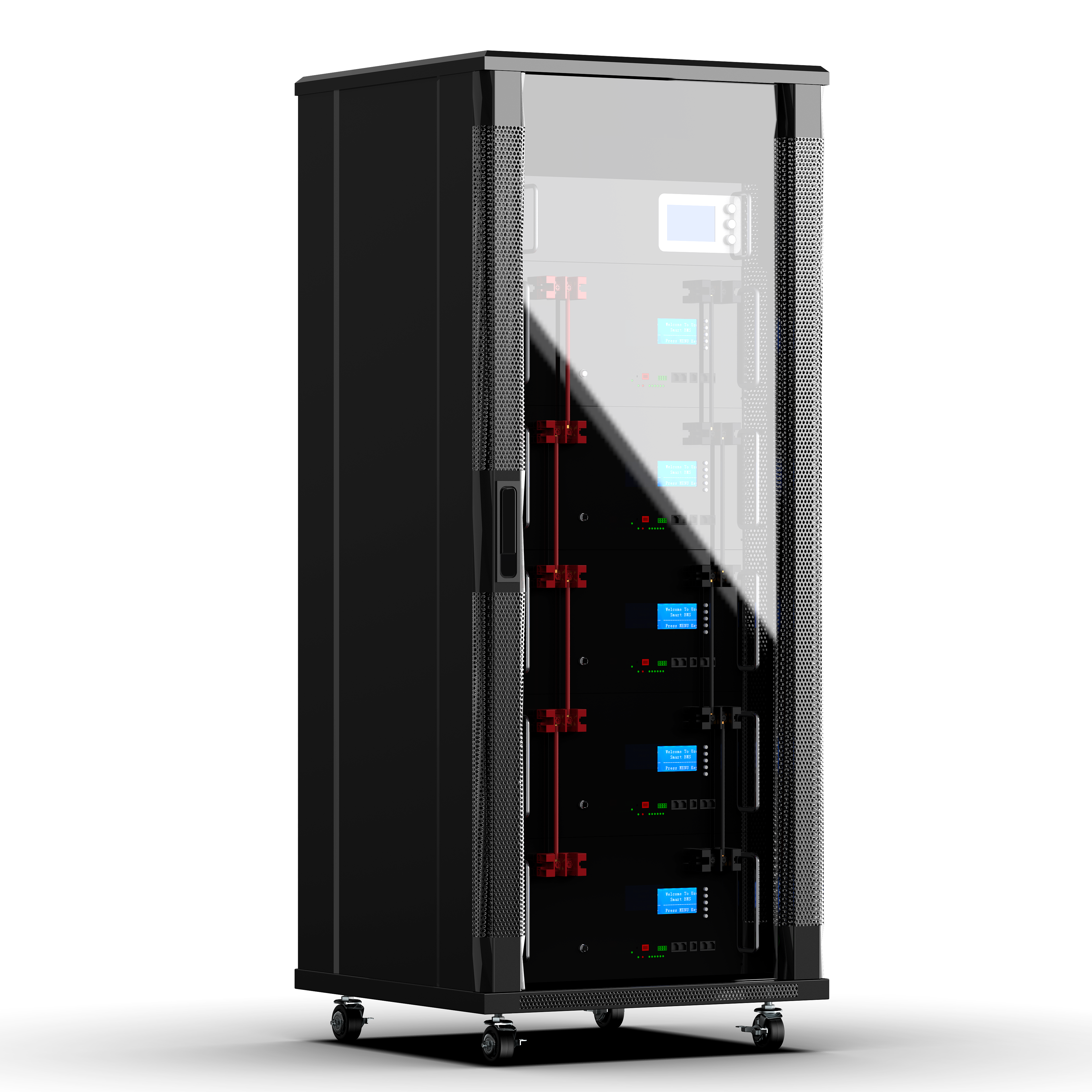 Customized High Capacity Energy Storage Cabinet 48~72V 200~2000Ah Flexible Expandable Backup Power for UPS Systems