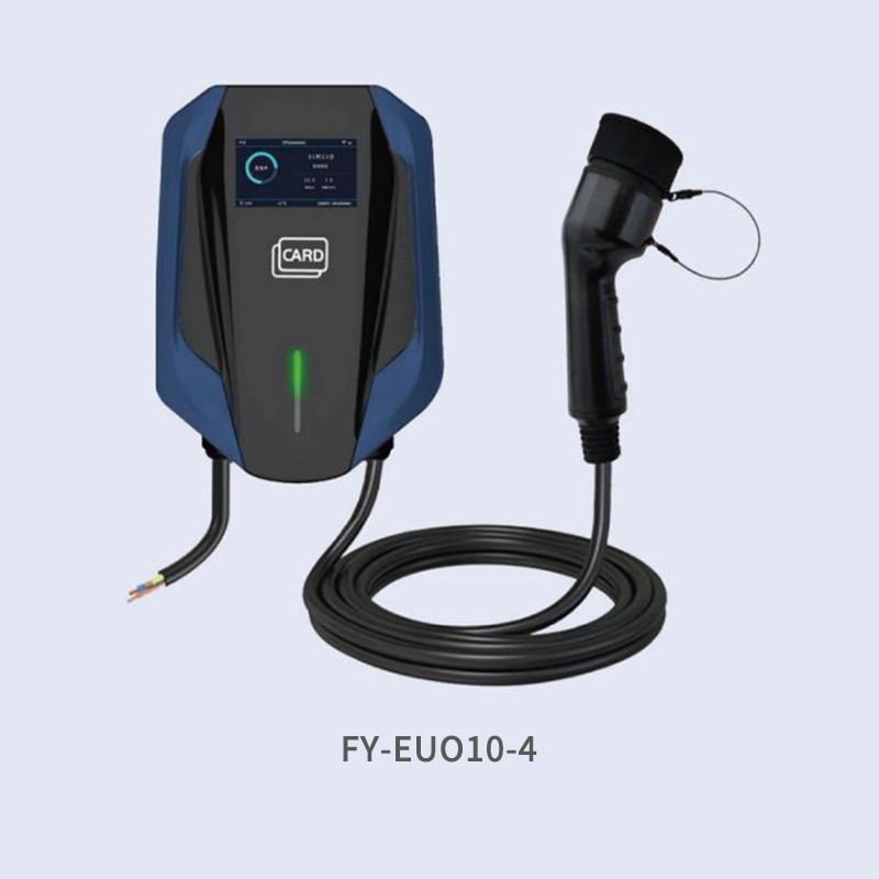 EU V8 Model Wall-Mounted Lndicator Ev Charger RFID Charging, Low Power Consumption for Home and Commercial Use