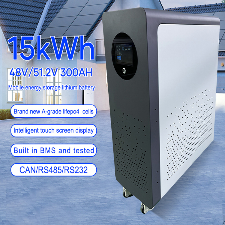 Lifepo4 Battery 51.2V, 300AH,15KWH 6000 Cycles Solar Energy Storage for Home & Off-grid Systems ENSKO SOLAR