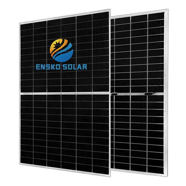 Solar Panel 480W N-Type Mono Double Glass High Efficiency for Residential and Commercial PV Systems ENSKO SOLAR