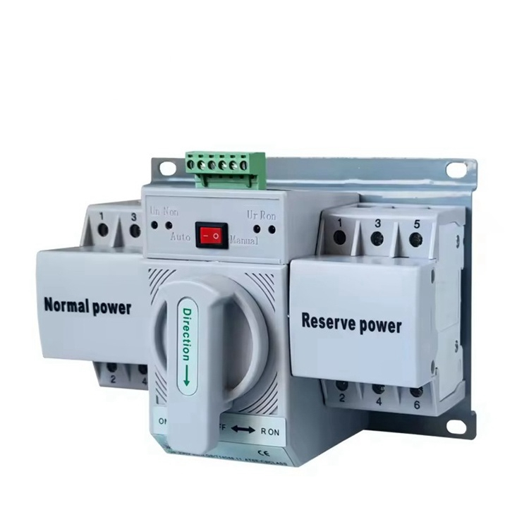 Automatic Transfer Switch 4P 63A CB Class Dual Power Supply for Industrial Backup Power Systems ENSKO SOLAR