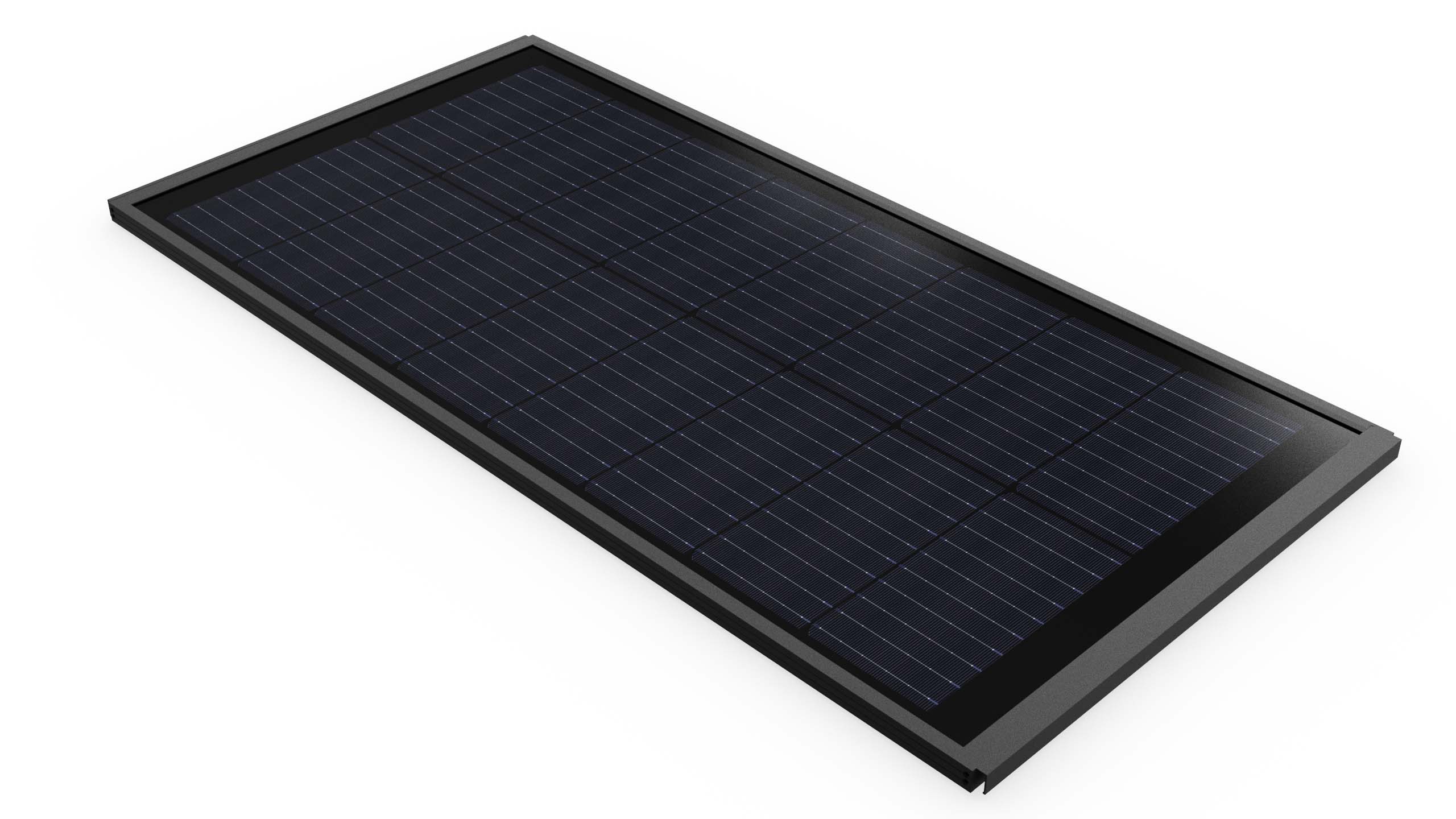 Fixed Style Solar Roof Tile 60W Monocrystalline PERC Cell for Building-Integrated Photovoltaic Systems
