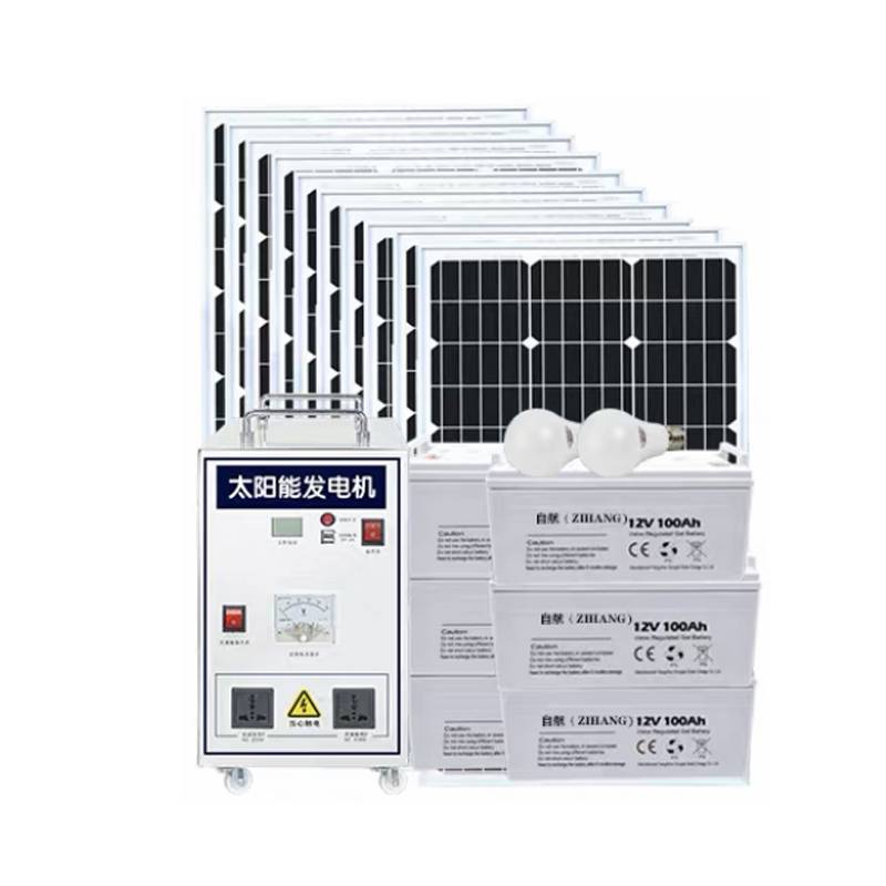 Solar System 0.8-5kW Dual-Period Design for Home Use with LCD Display and USB Charging Bright New Energy