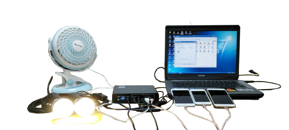 In-house Charging & Storage 1 15000mAh LiFePO4 Solar Power Bank with Dual USB and DC Outputs for Outdoor Emergency Backup Megasolar