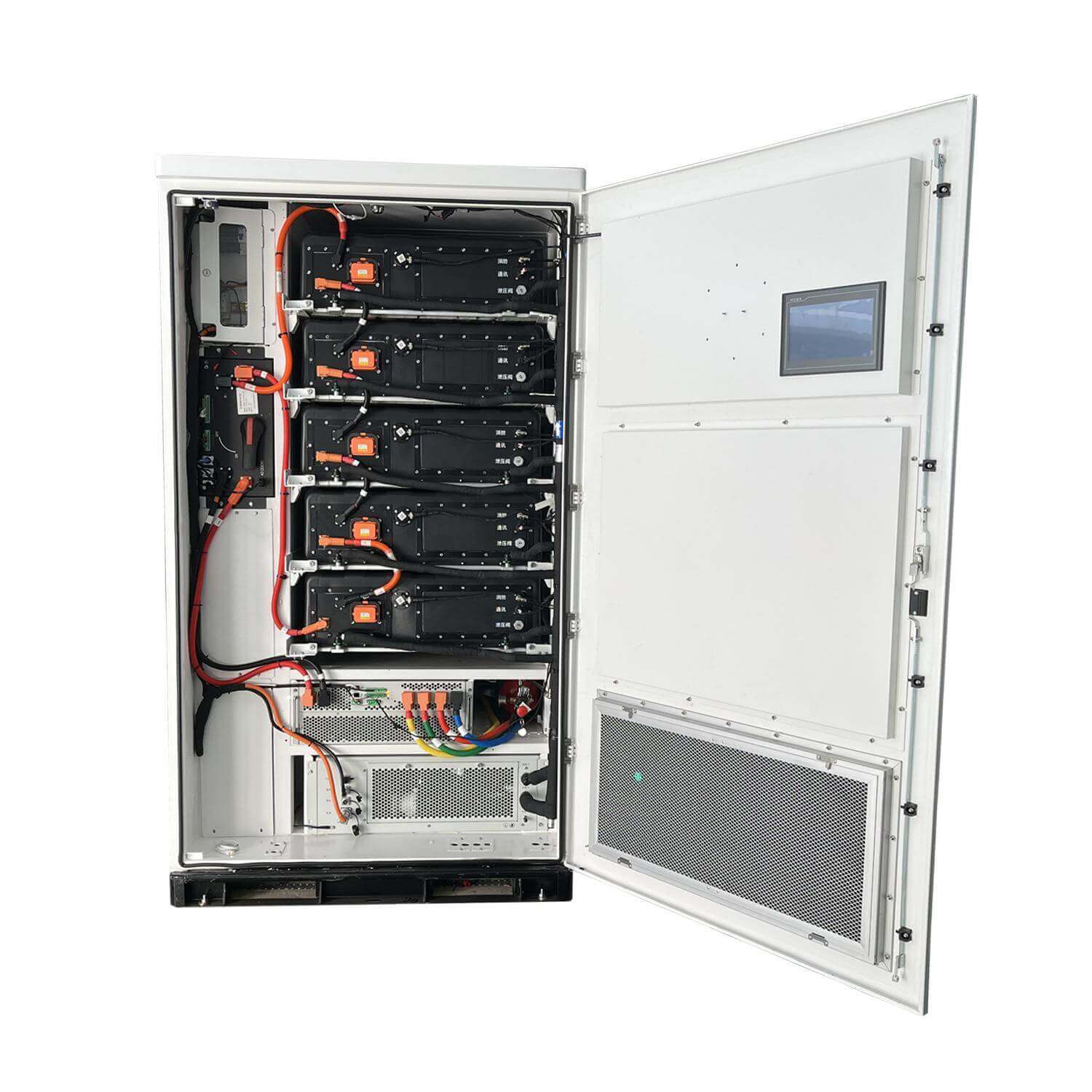 241kWh Outdoor Cabinet Battery Energy Storage System LiFePO4 Liquid Cooling Industrial & Commercial Use Polinovel