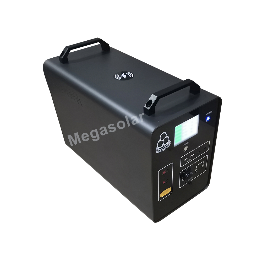 600W Portable Solar Generator LiFePO4 600WH 2000 Cycles Pure Sine Wave for Outdoor Camping and Emergency Backup