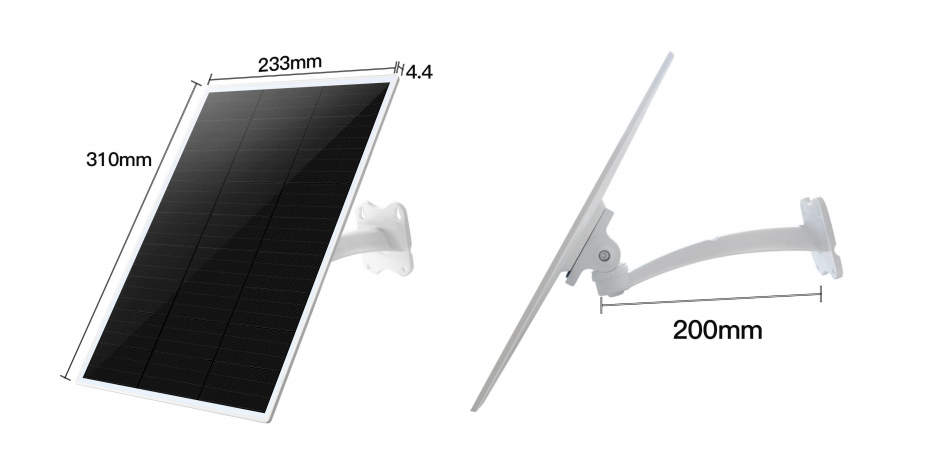 15W/5V Solar-powered Security Camera IP65 Waterproof Outdoor Surveillance System for Home and Mobile Use