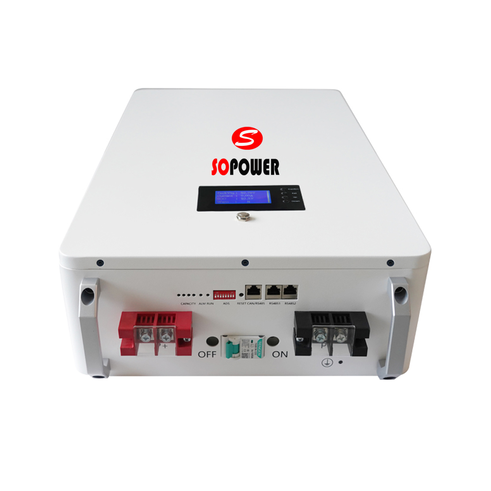 LM Series Lithium Battery 5KWH-10KWH LiFePO4 with BMS Protection for On-Grid Off-Grid Solar Systems