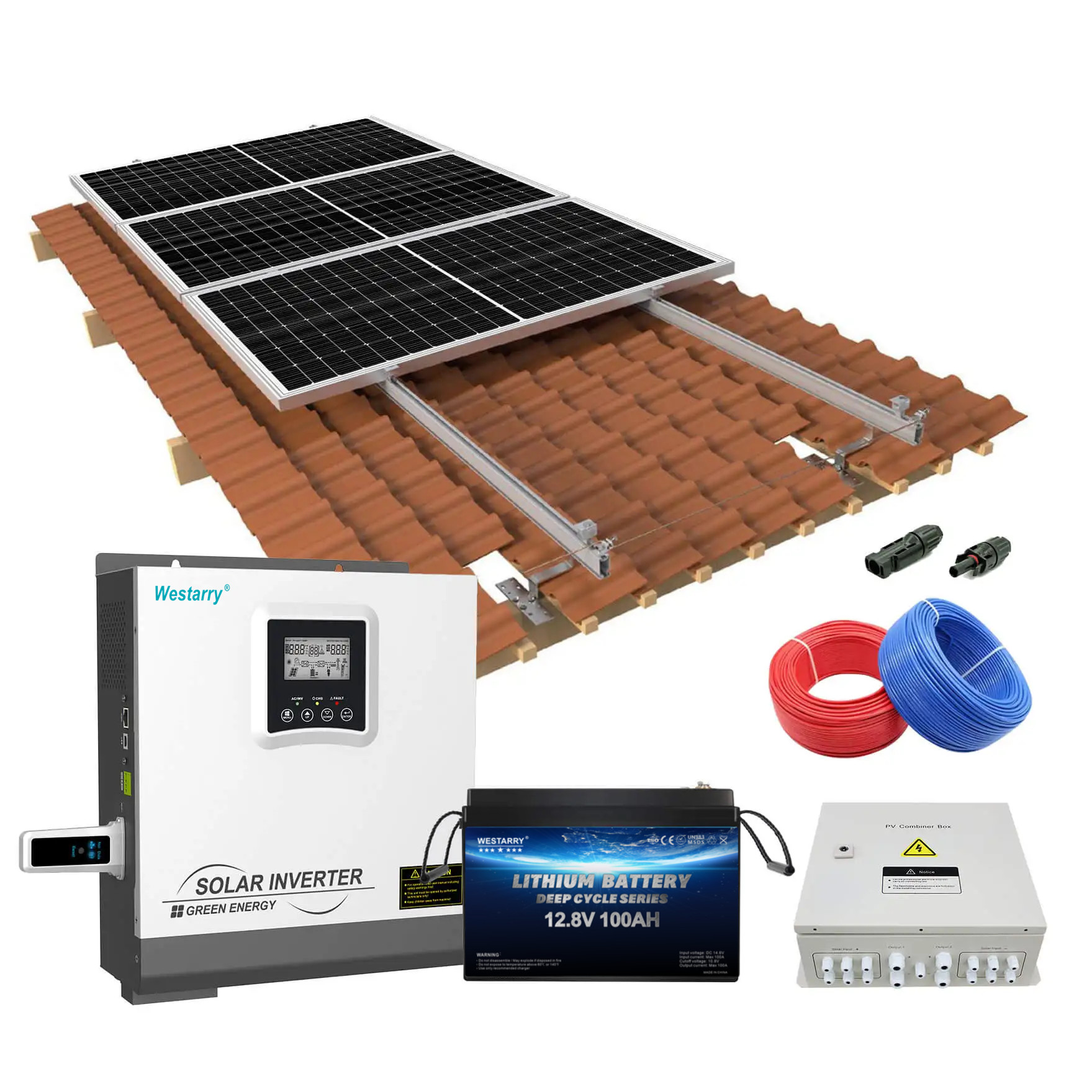 3KW Off Grid Solar Energy System 48V 3000W Home Use for Residential and Remote Areas Westarry