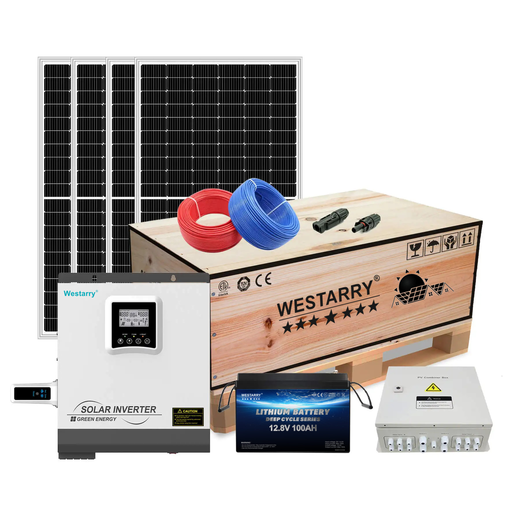 3KW Off Grid Solar Energy System 48V 3000W Home Use for Residential and Remote Areas Westarry