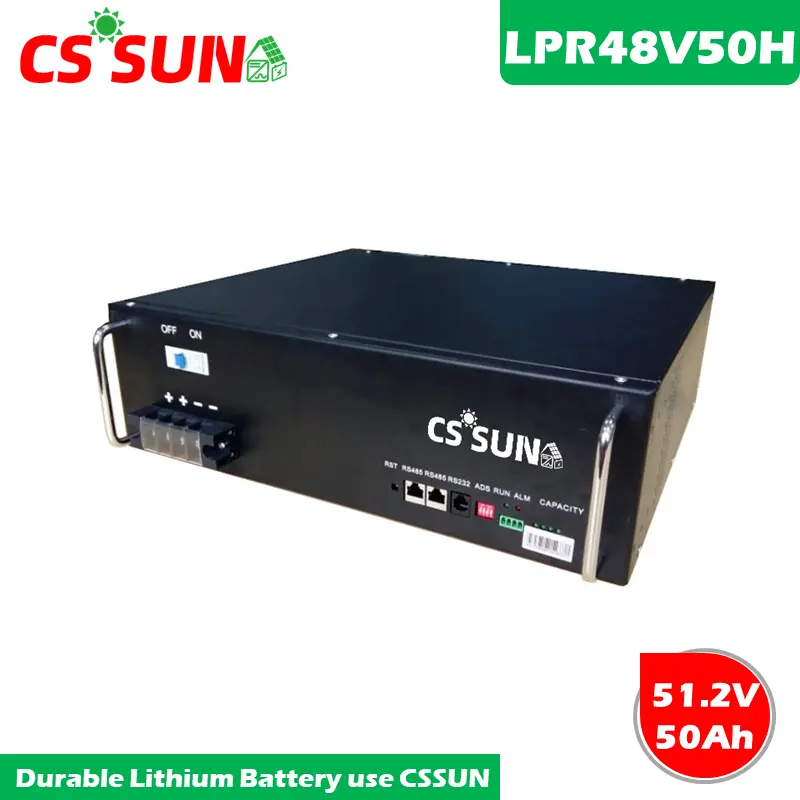 LPR48V50H 51.2V 50Ah LiFePO4 Battery Long Cycle Life, High Safety for Solar/UPS/Telecom Applications