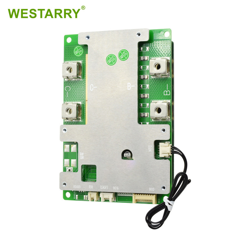 Westarry 7s 3.7v 60a Li-ion BMS With Cable Display Uart Communication Battery PCB High-Current Protection for E-Bike, AGV, Power Tools