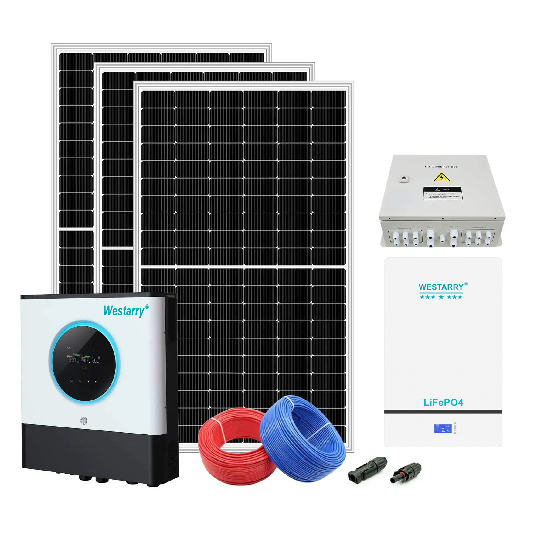 Westarry 11KW Off Grid Solar Kits 450W Panel System for Home and Commercial Use