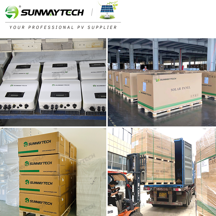 Sunway 30KW-60KW On-grid Solar System Monocrystalline/Polycrystalline Ground Mount Home Use