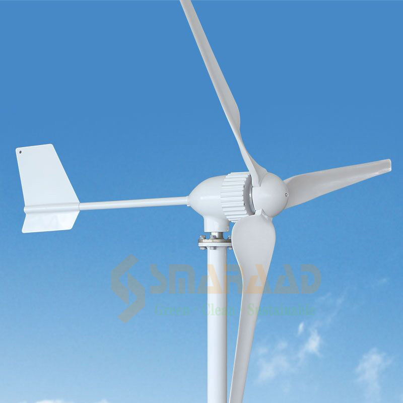 Horizontal Wind Turbine Generator 1000W-3000W Free Energy Output for Home Use Off-Grid Power System