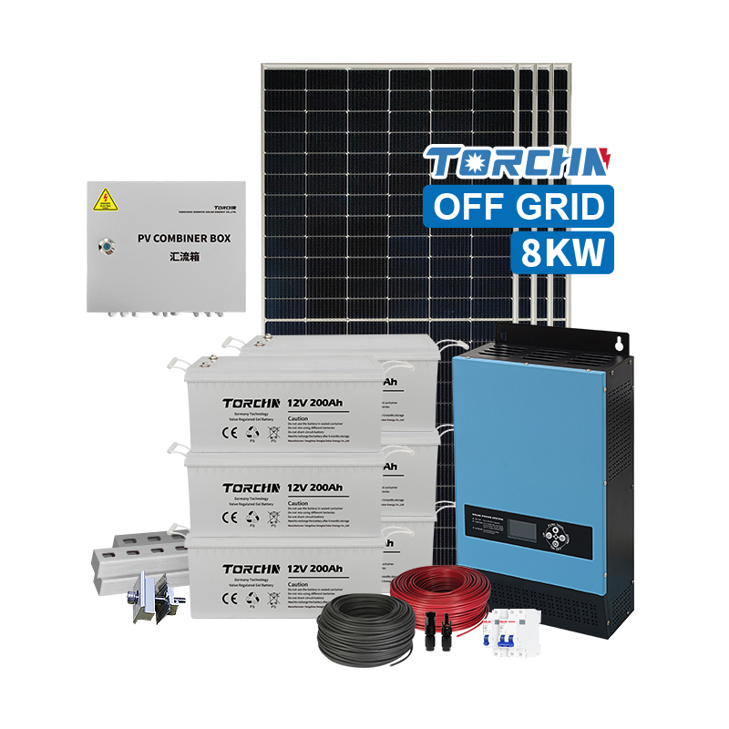 8kw Complete Solar Solution for Home Use 8KW Load Power 48V Output Off-Grid System TORCHN