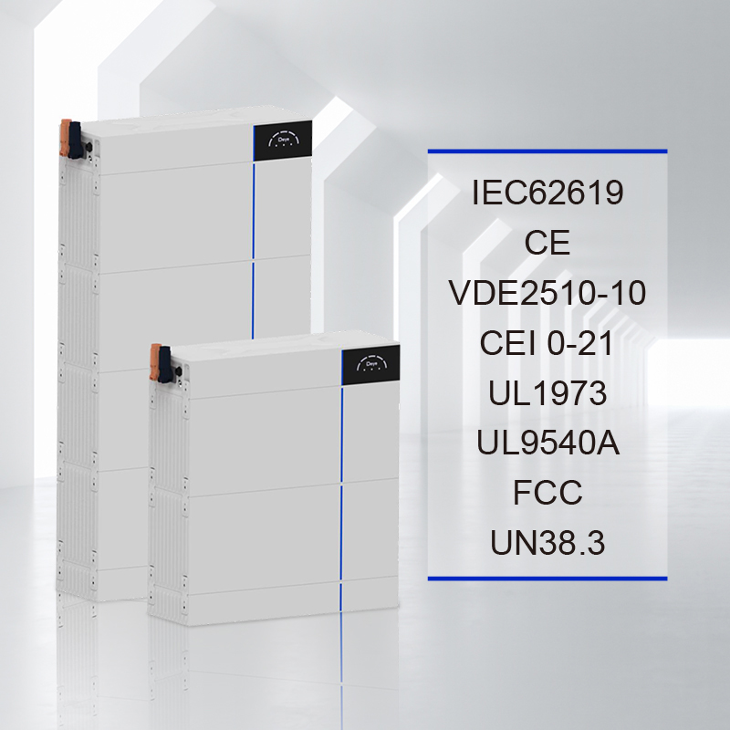Deye Battery Pack 51.2V 100Ah LiFePO4 for Home & Commercial Energy Storage AI-W5.1