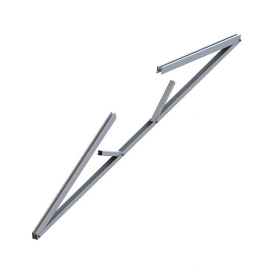 East West Dual Tilt Flat Roof Mounting System High-Density Solar Panel Installation for Commercial Rooftops Yanglin