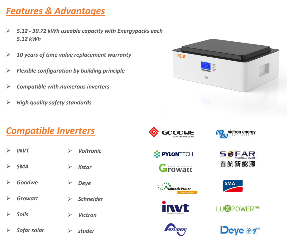 5-30kwh Expandable Modular Stacking Battery 48V LiFePO4 High-Capacity Energy Storage for Residential and Commercial Use