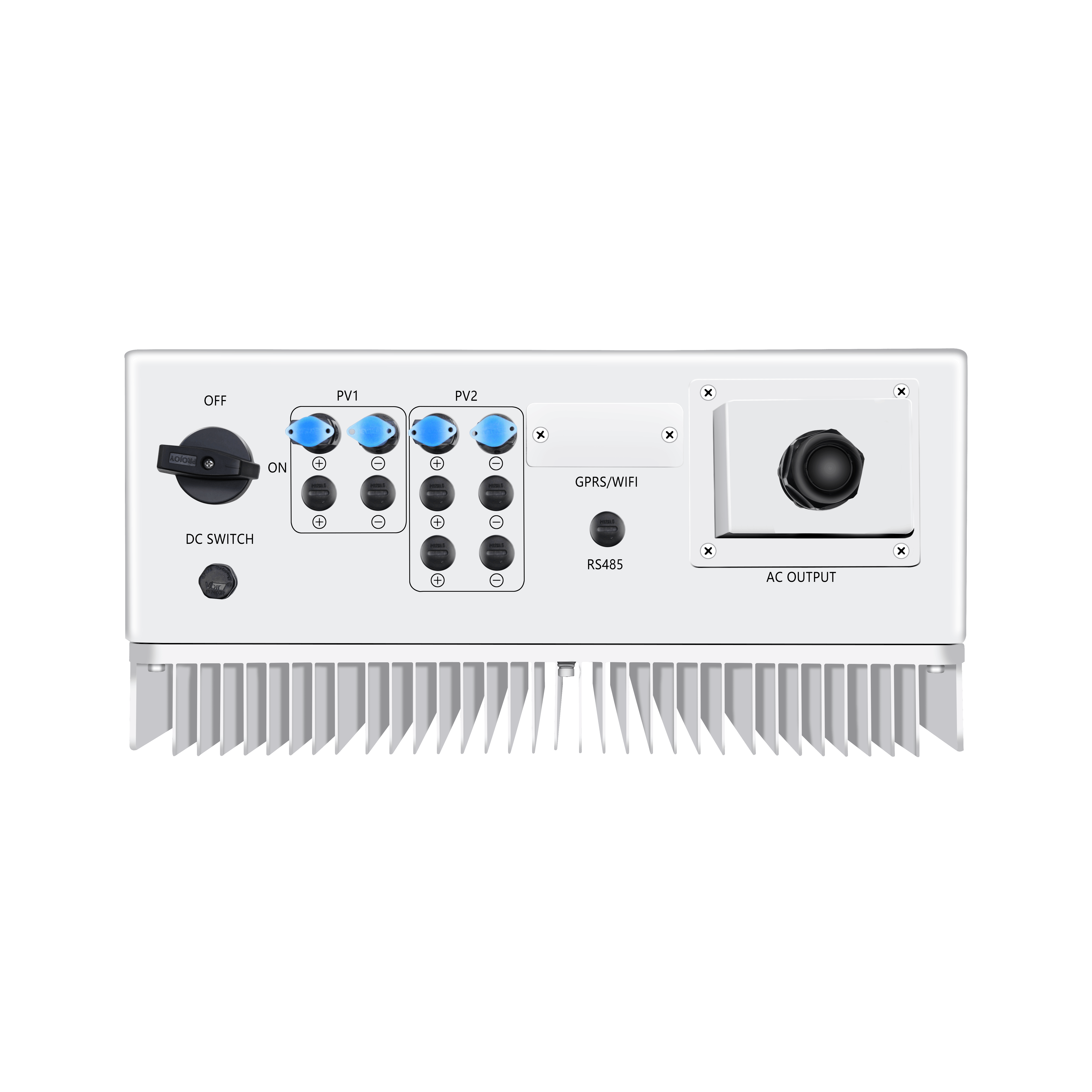 SI-3~12K-T2 Inverter 98.2% Efficiency, 2MPPTs, Three Phase for Solar PV Systems