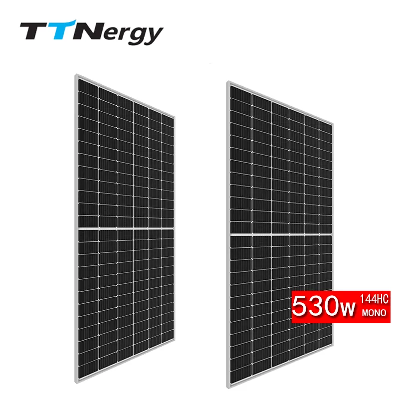 High Efficiency Monocrystalline Solar Panels 48v 540w 550w 560w PERC Half Cell 21.67% Panel Efficiency for Residential and Commercial Solar Power Systems TTNergy