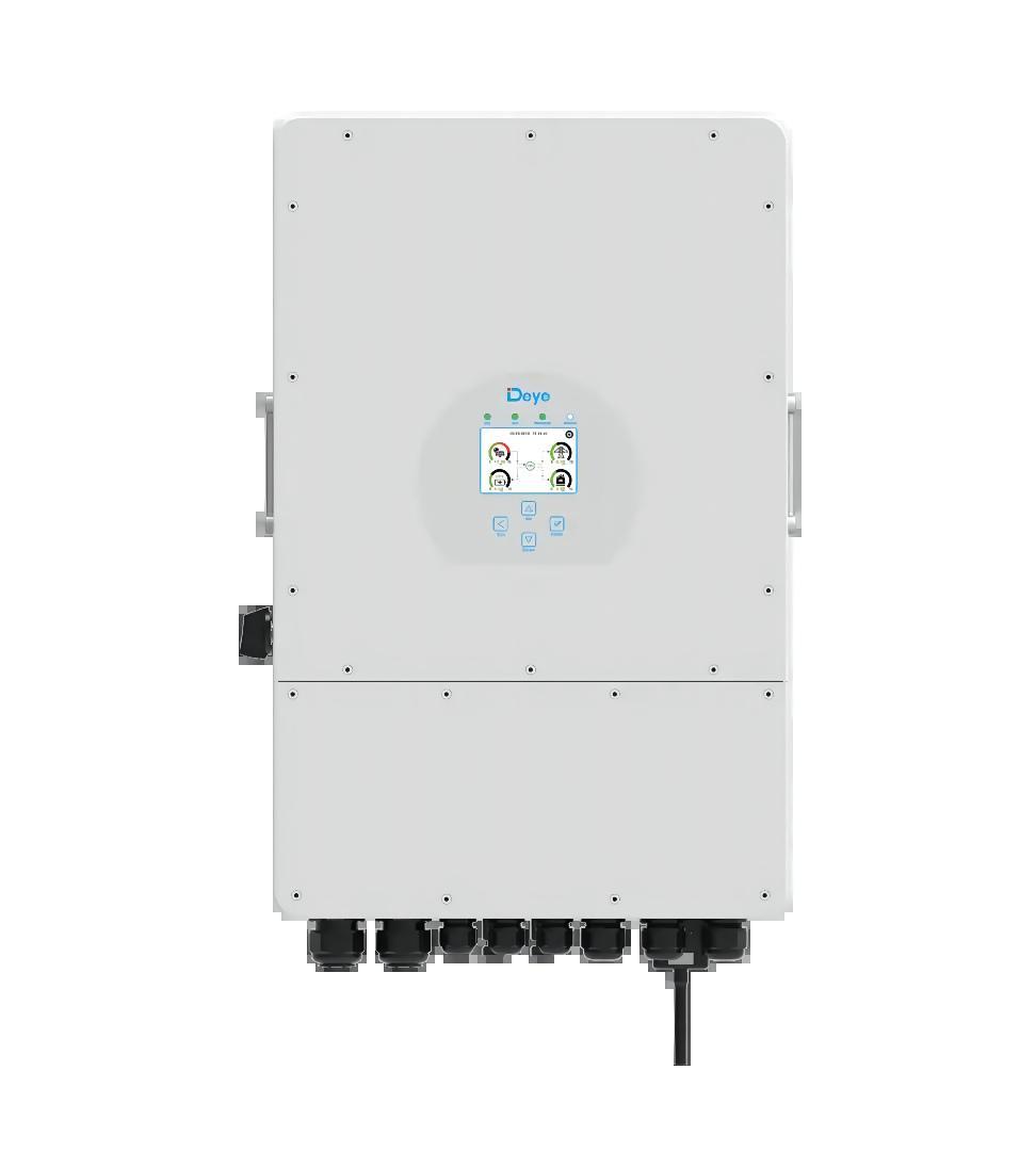 Deye 6kw 8kw 10kw 12kw Three Phase Hybrid Inverter 48V Low Voltage High Efficiency On-Grid Off-Grid Solar System
