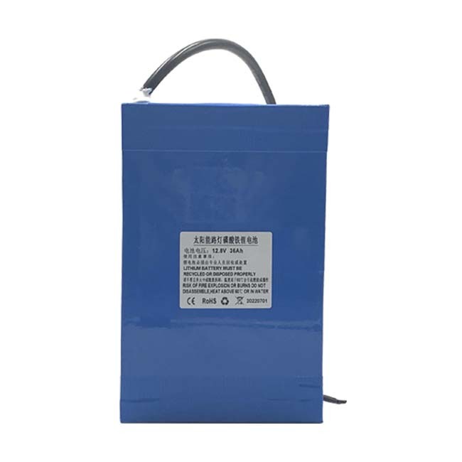 12.8V 36AH Solar Street Light Battery LiFePO4 26650 Cell for Outdoor Lighting JHOTA